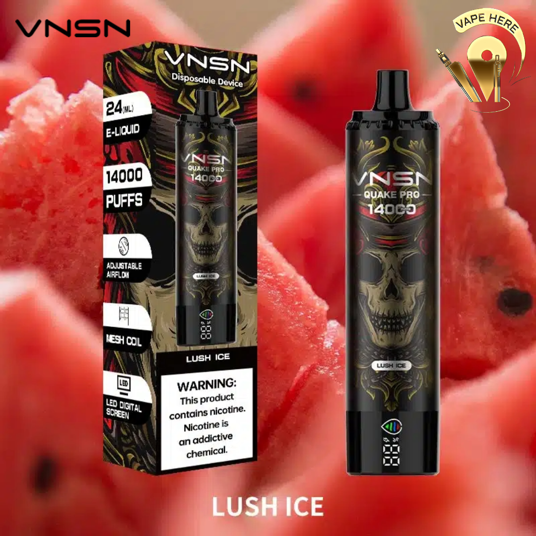 VNSN QUAKE PRO 14000 Puffs Disposable Vape Lush Ice UAE Umm Al Quwain