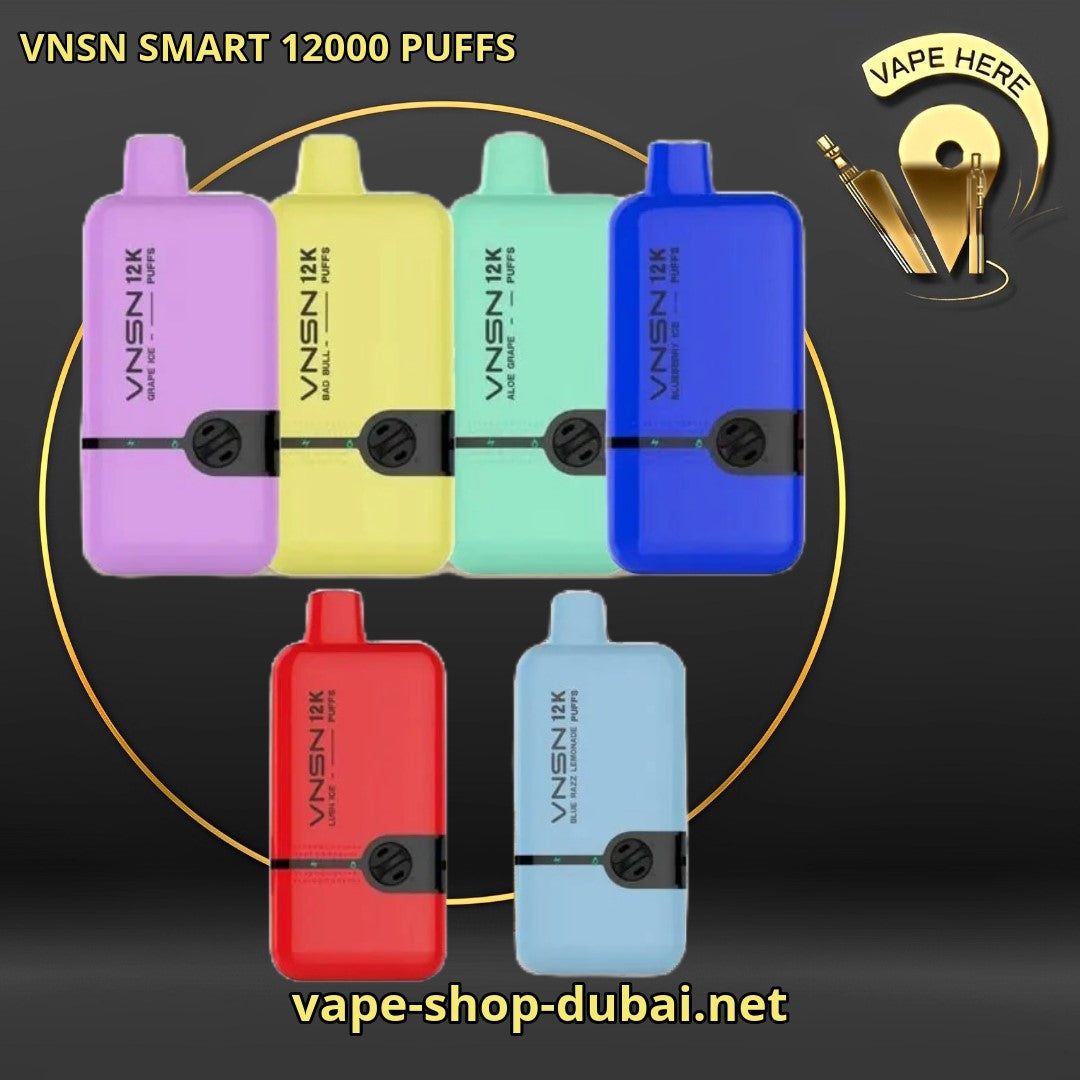 VNSN SMART 12000 PUFFS DISPOSABLE VAPE | VNSN 12000 Puffs Price & Flavors |  Vape Here Store
