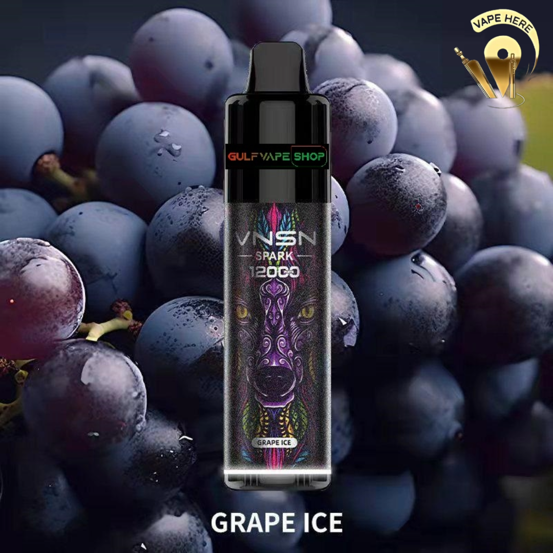 VNSN Spark 12000 Puffs Grape Ice UAE Sharjah