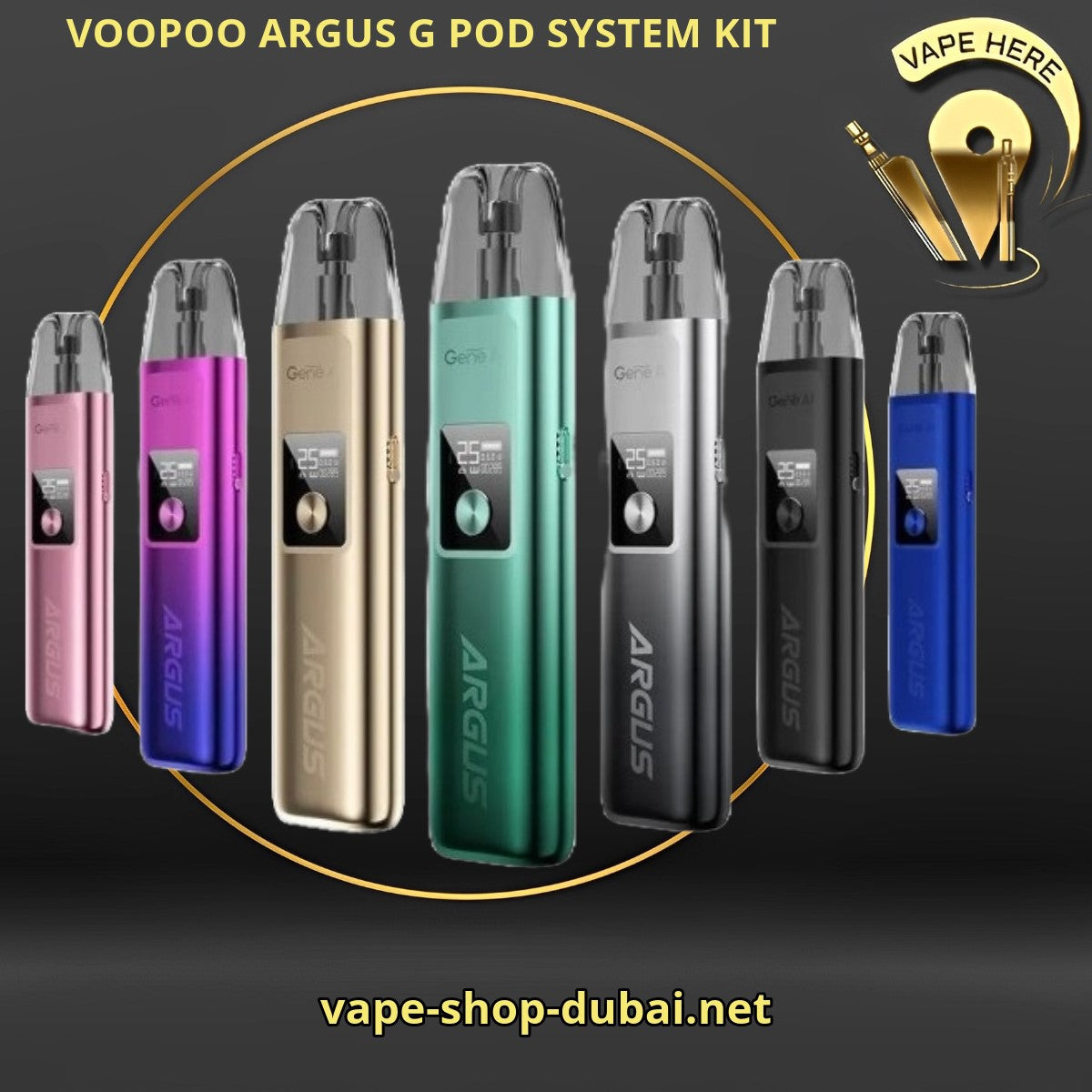 VOOPOO ARGUS G POD SYSTEM KIT 25W - Vape Here Store