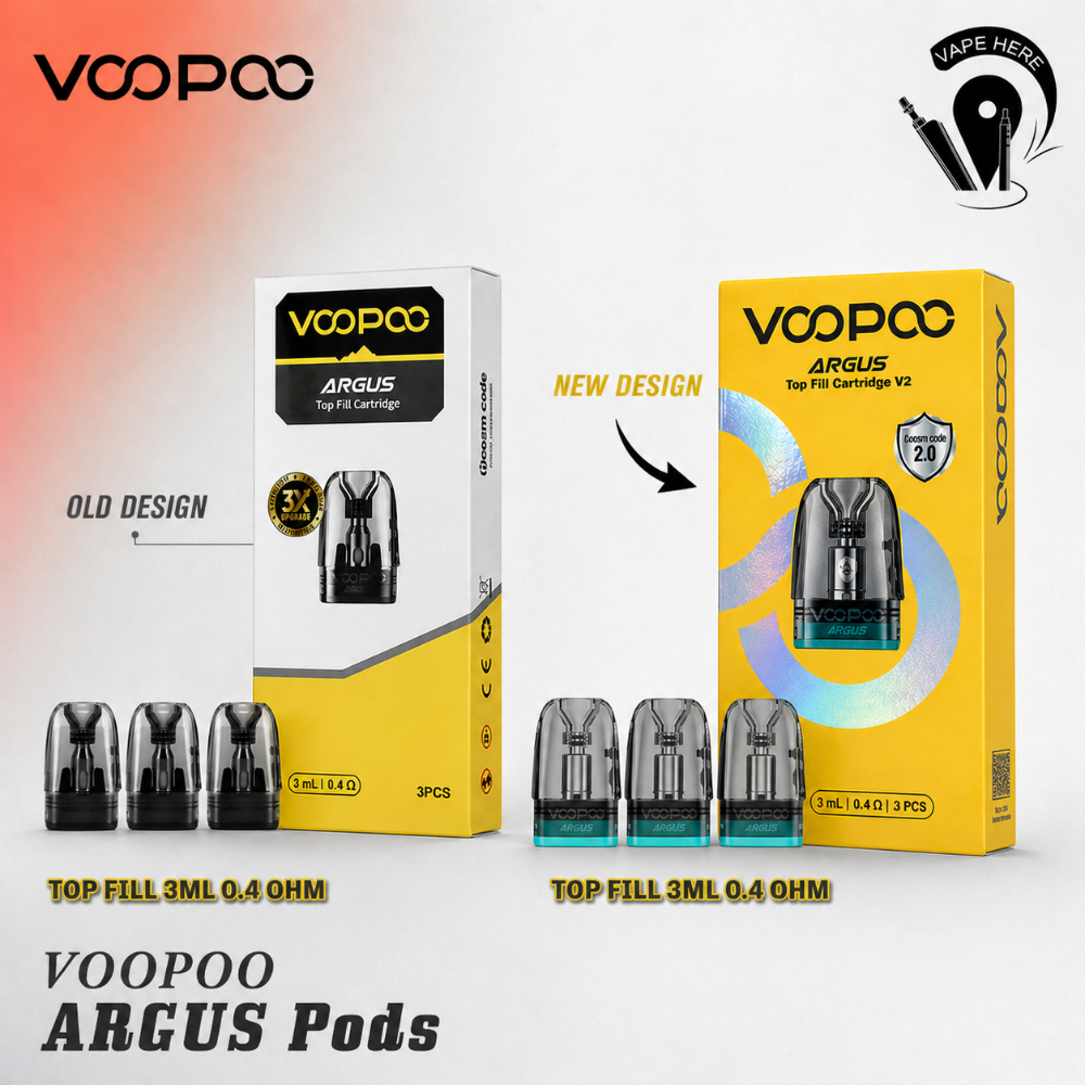 voopoo argus empty cartridge Vape Pods VOOPOO ARGUS Top Fill Replacement Pods main image 1
