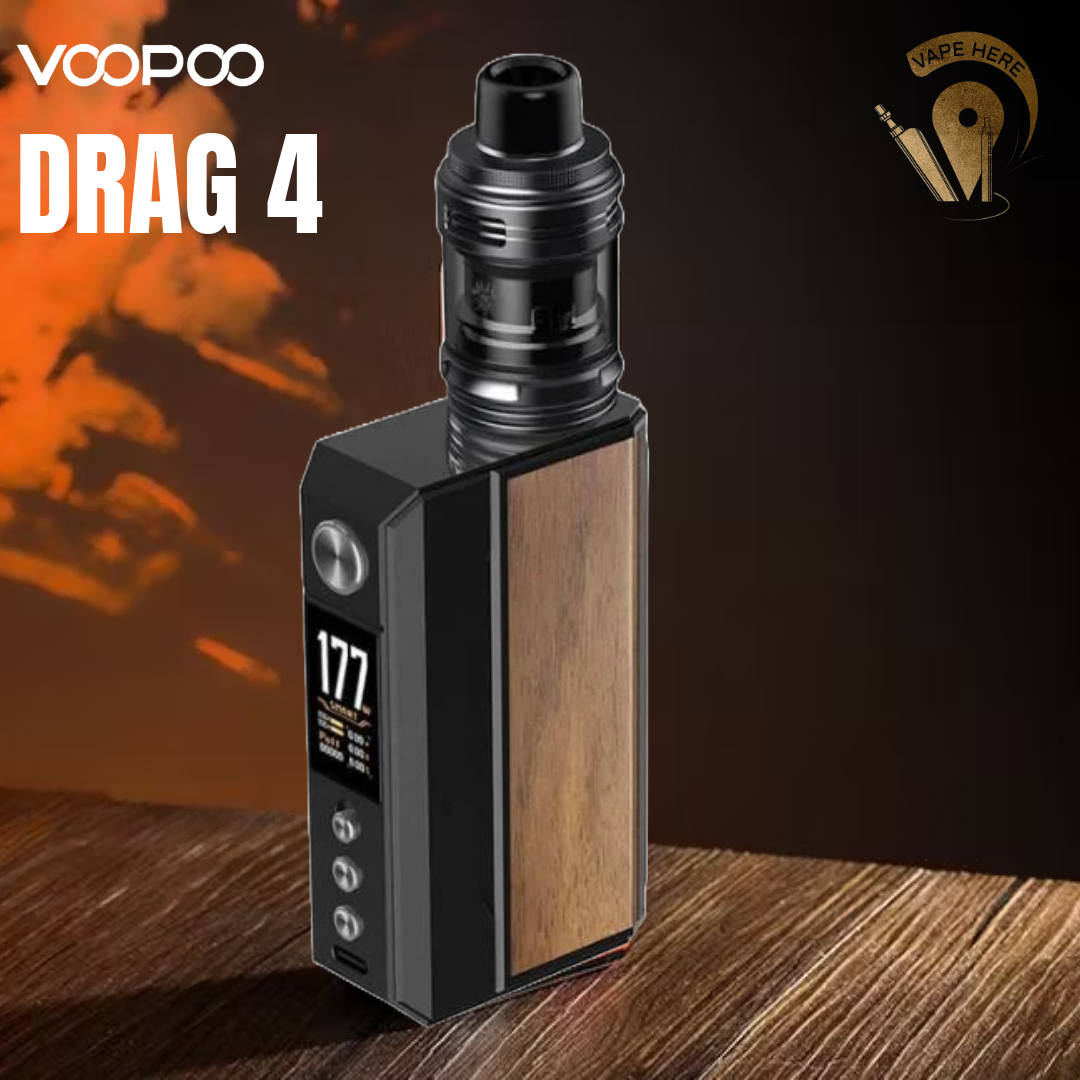 VOOPOO Drag 4 Kit 177W Black Walnut UAE Abu Dhabi