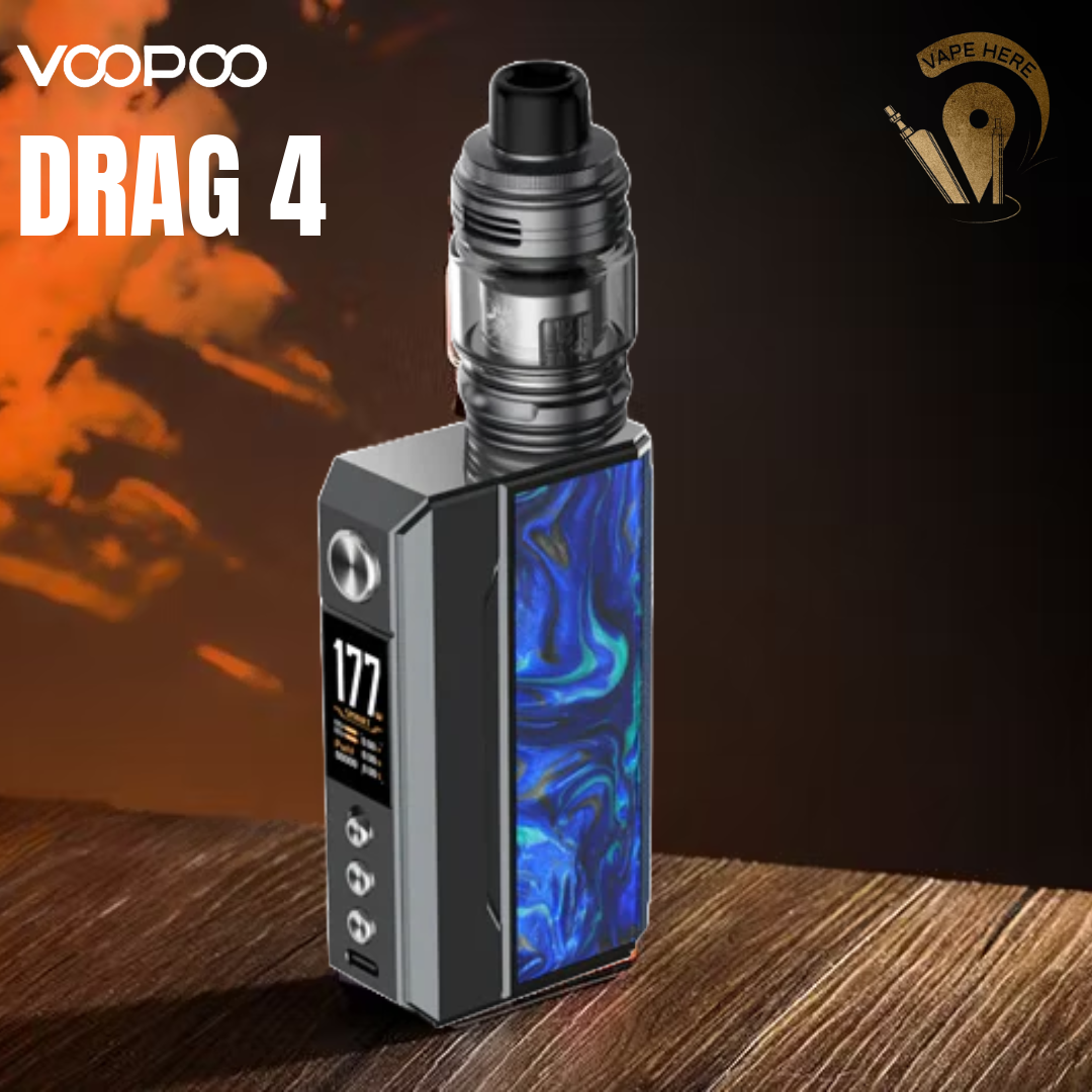 VOOPOO Drag 4 Kit 177W Gunmetal Ocean Blue UAE Abu Dhabi