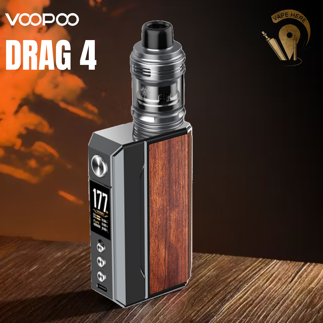 VOOPOO Drag 4 Kit 177W Gunmetal Rosewood UAE Al Ain