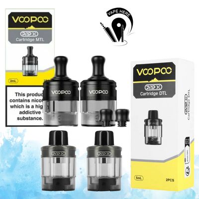 PnP X Empty Cartridge MTL & DTL (5ml) From VOOPOO | PnP X Pods for DRAG S2\X2 | Vape Here Store PnP X Empty Cartridge MTL & DTL (5ml) From VOOPOO | PnP X Pods for DRAG S2\X2 | Vape Here Store