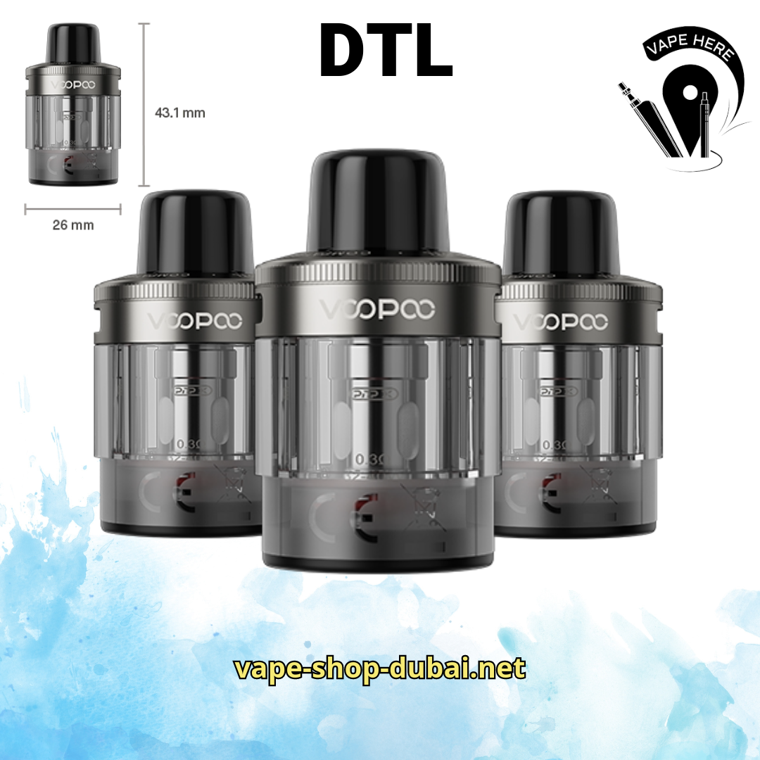PnP X Empty Cartridge MTL & DTL (5ml) From VOOPOO | PnP X Pods for DRAG  S2\X2 | Vape Here Store