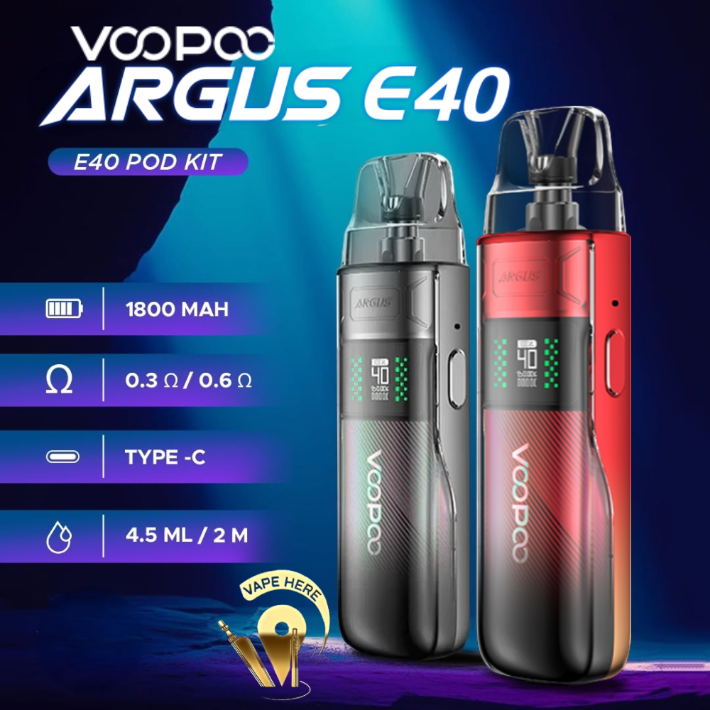 VOOPOO Argus E40 Pod System Kit 40W – Buy near you in Dubai, UAE