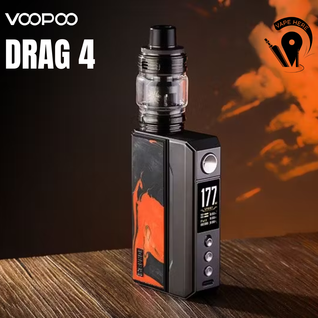 VOOPOO Drag 4 Kit 177W Gunmetal Tropical Orange UAE Ajman