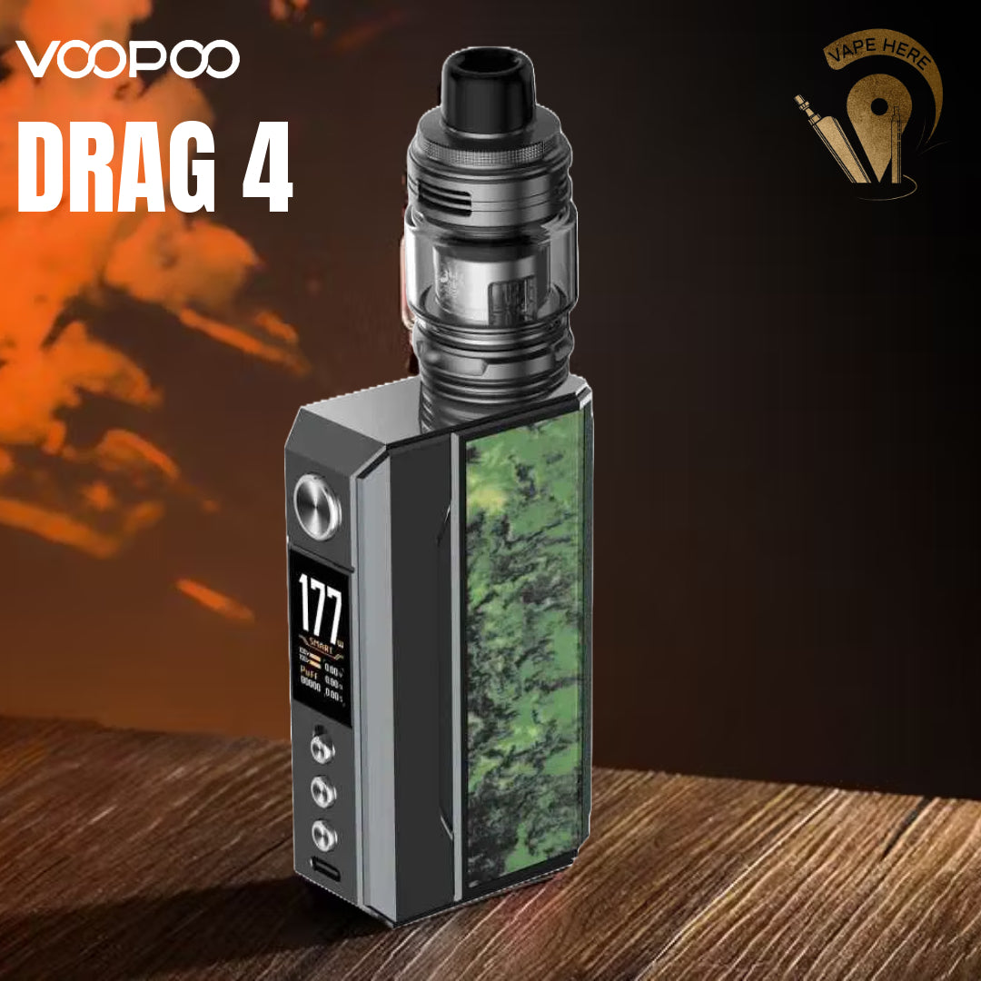 VOOPOO Drag 4 Kit 177W Gunmetal+Forest Green UAE Abu Dhabi