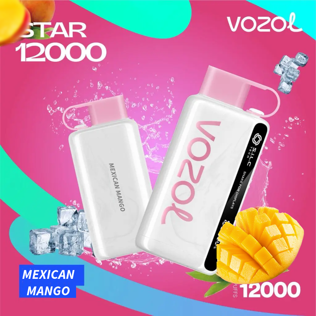 VOZOL STAR 12000 PUFFS DISPOSABLE VAPE Mexican Mango UAE Dubai