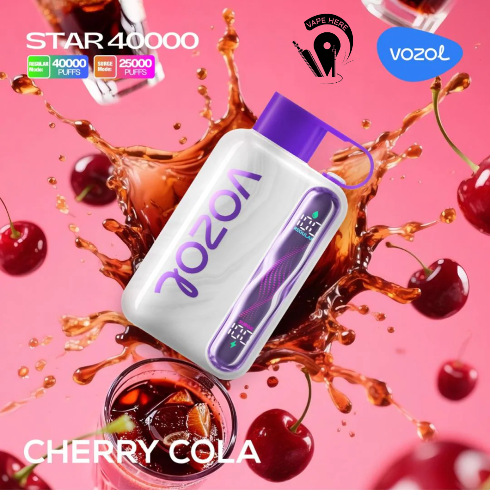 VOZOL STAR 40K DISPOSABLE VAPE Cherry Cola UAE Dubai