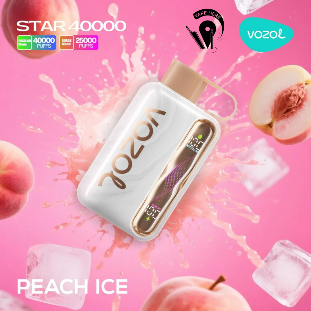 VOZOL STAR 40K DISPOSABLE VAPE Peach Ice UAE Sharjah