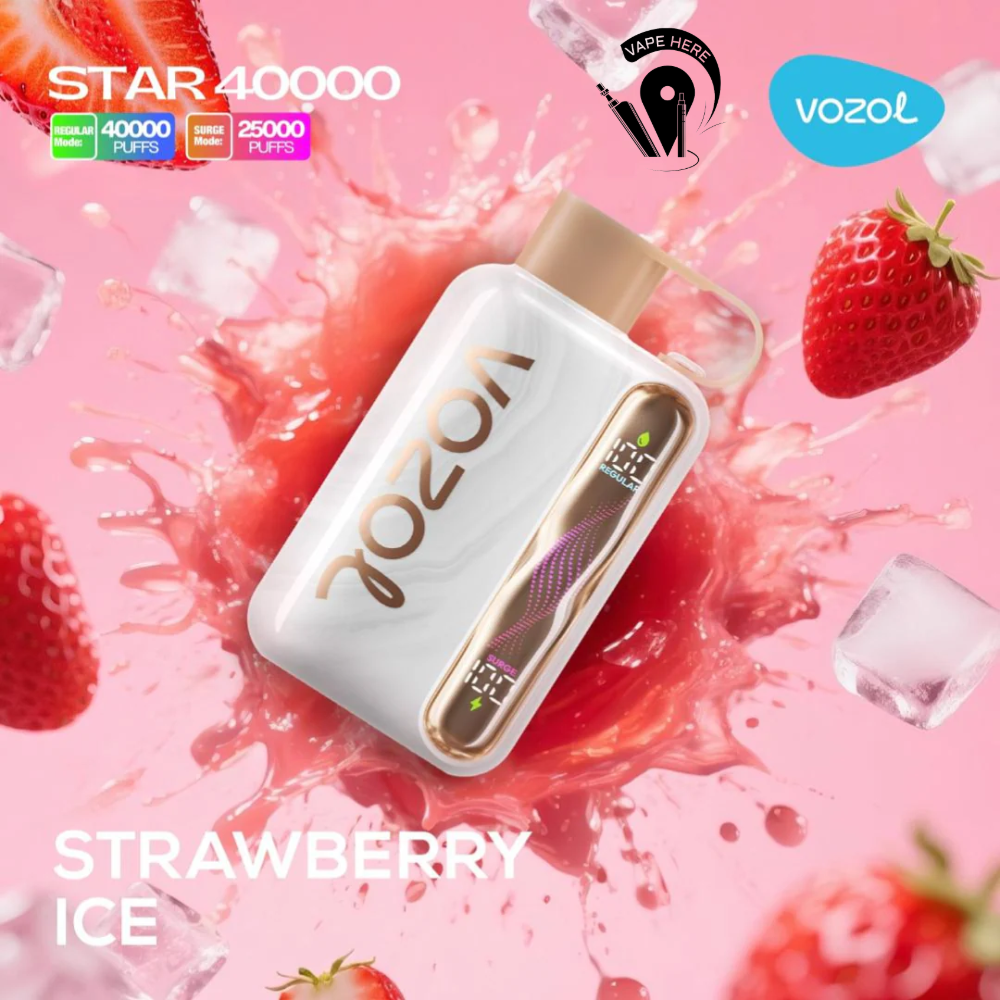 VOZOL STAR 40K DISPOSABLE VAPE Strawberry Ice UAE Al Ain