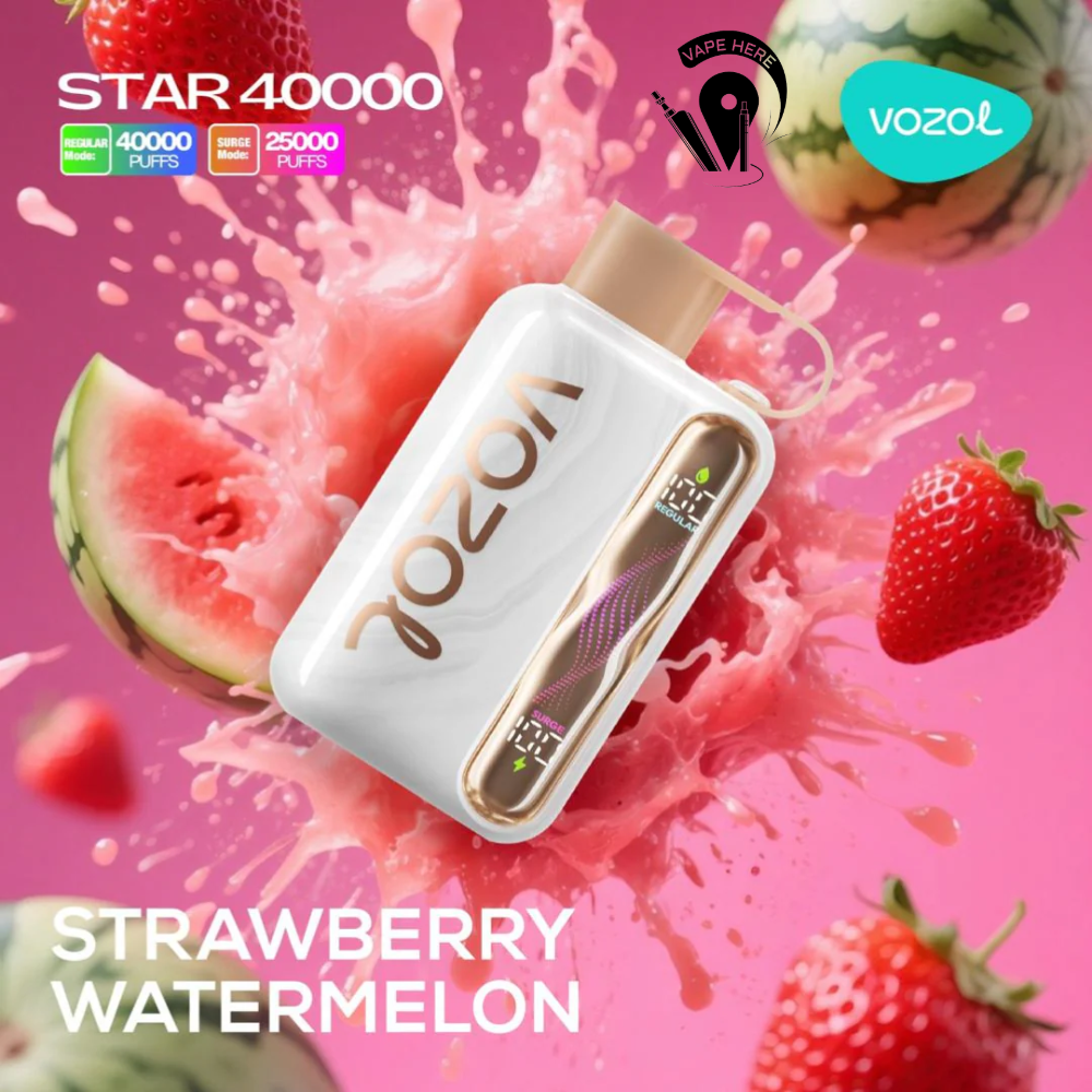 VOZOL STAR 40K DISPOSABLE VAPE Strawberry Watermelon UAE Ajman