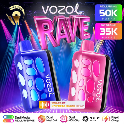 VOZOL RAVE 40K DISPOSABLE VAPE (Dual Power Mode) UAE Abu Dhabi