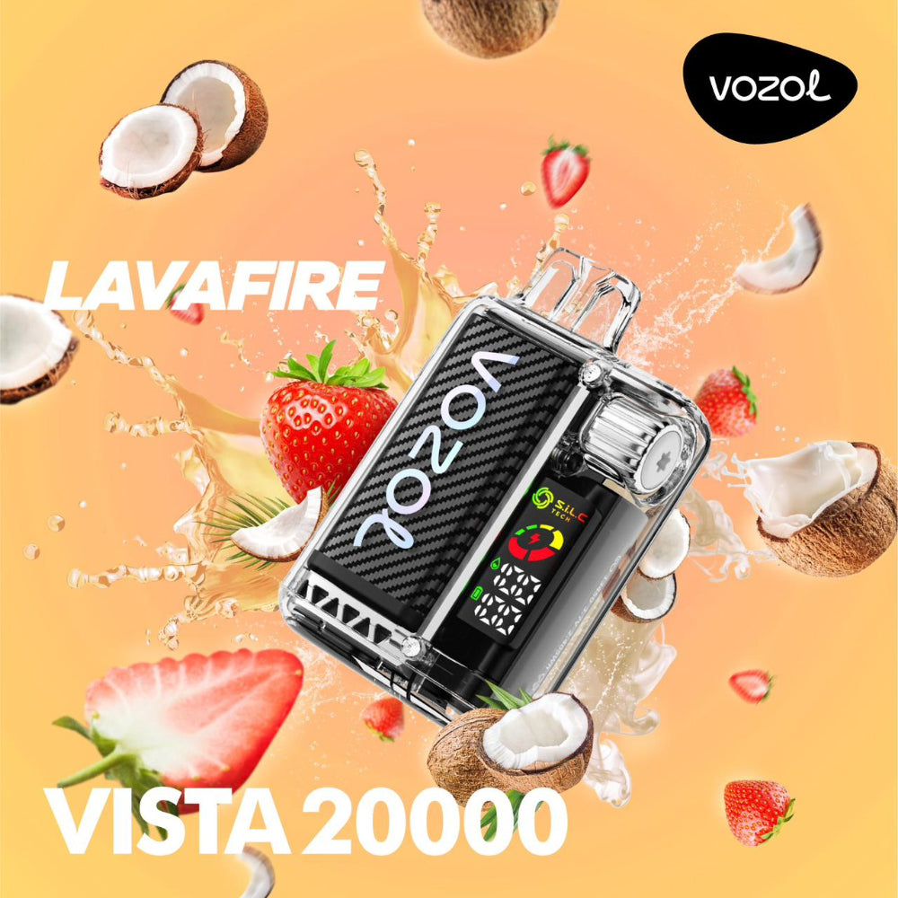 VOZOL VISTA 20000 PUFFS DISPOSABLE VAPE Lava Fire UAE Ras Al Khaimah