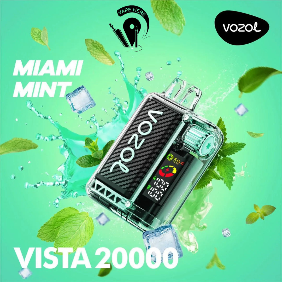 VOZOL VISTA 20000 PUFFS DISPOSABLE VAPE Miami Mint UAE Sharjah