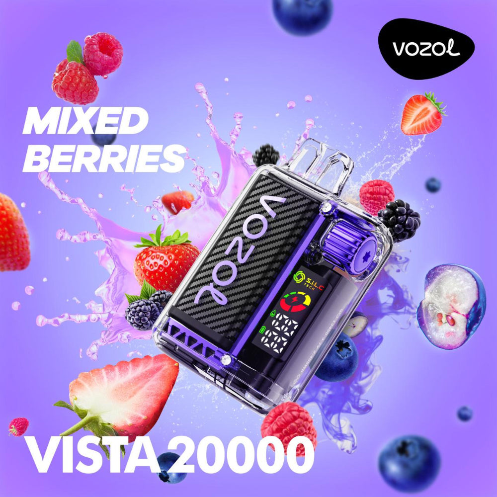 VOZOL VISTA 20000 PUFFS DISPOSABLE VAPE Mixed Berries  UAE Al Ain