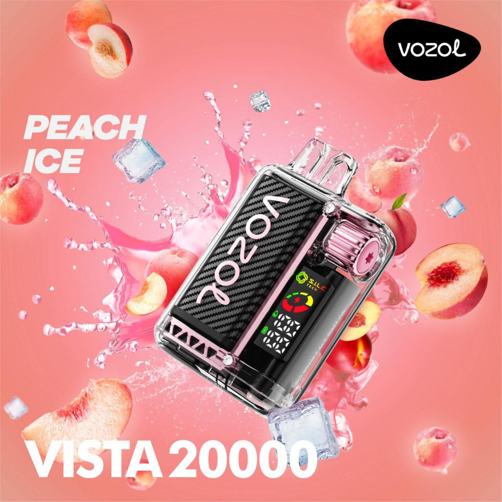 VOZOL VISTA 20000 PUFFS DISPOSABLE VAPE Peach Ice UAE Dubai 