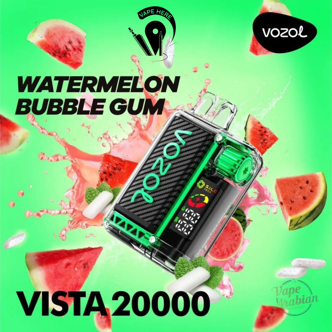 VOZOL VISTA 20000 PUFFS DISPOSABLE VAPE Watermelon Bubblegum UAE Al Ain
