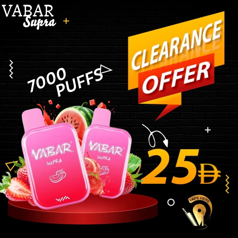 Vabar Supra 7000 Puffs Disposable Pods Sharjah, UAE