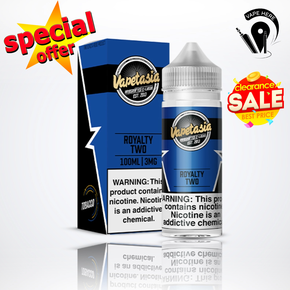 Vapetasia Royal Two Tobacco 3mg E-Liquid 100mL (Clearance) UAE Abu Dhabi & Dubai