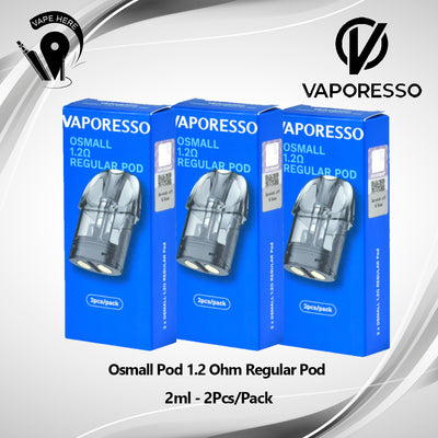 Vaporesso OSMALL Pod 1.2Ohm Regular Pod 2ml 2Pcs/Pack UAE Dubai 