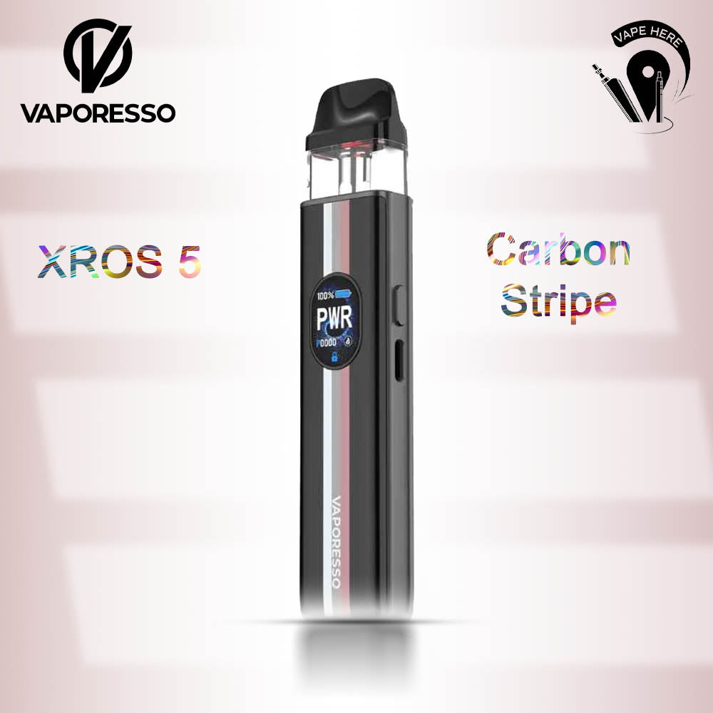 Vaporesso XROS 5 Kit 1500mAh Pod System Carbon Stripe UAE Umm Al Quwain