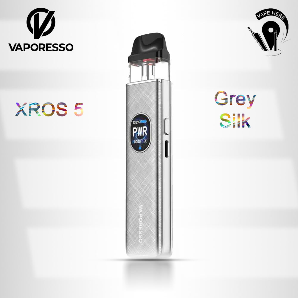 Vaporesso XROS 5 Kit 1500mAh Pod System Grey Silk UAE Sharjah