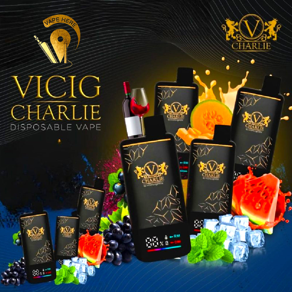 VICIG CHARLIE 15000 Puffs Disposable Vape 50mg & 20mg UAE Abu Dhabi