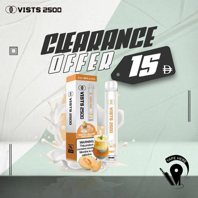 Vists 2500  Disposable 20mg MTL & DTL (2500 Puffs) UAE Ajman