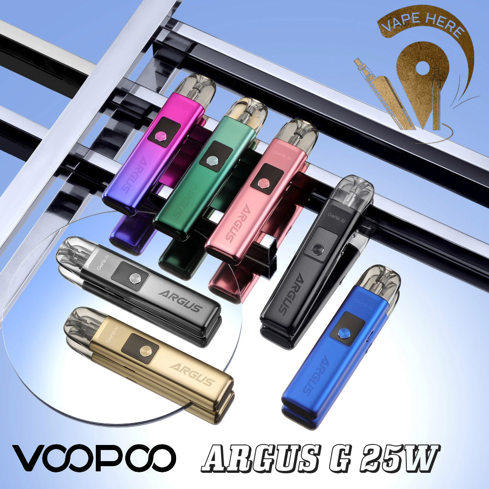 VOOPOO ARGUS G POD SYSTEM KIT 25W - Vape Here Store