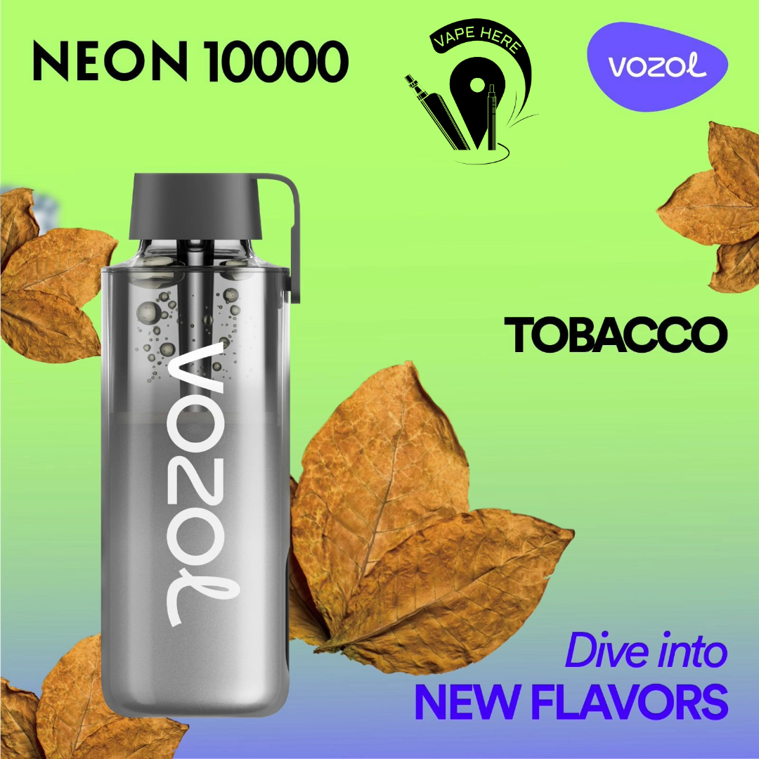 Vozol NEON 10000 Puffs Disposable Vape  Tobacco UAE Umm Al Qiwainn 