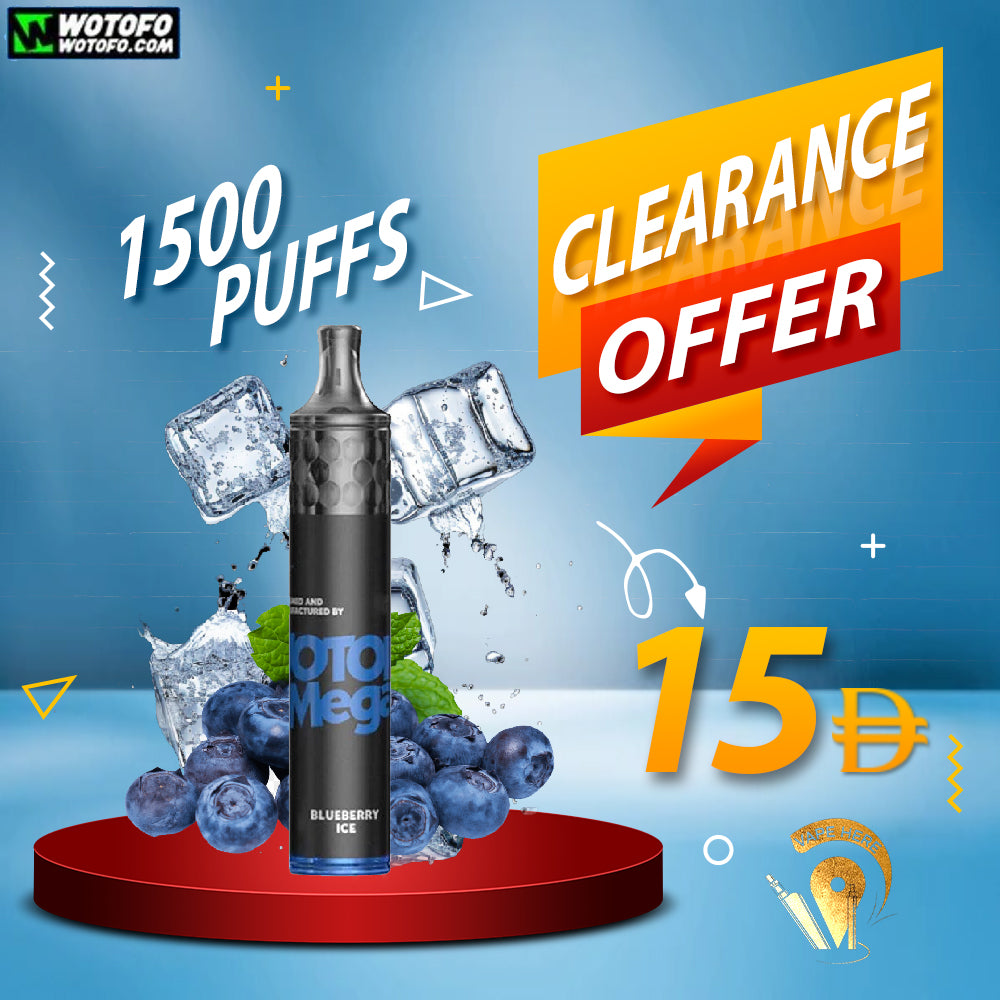 WOTOFO Mega Disposable 1500 Puffs-50mg UAE Ajman