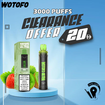 WOTOFO Ultra Disposable 3000 Puffs-20mg UAE ABU DHABI