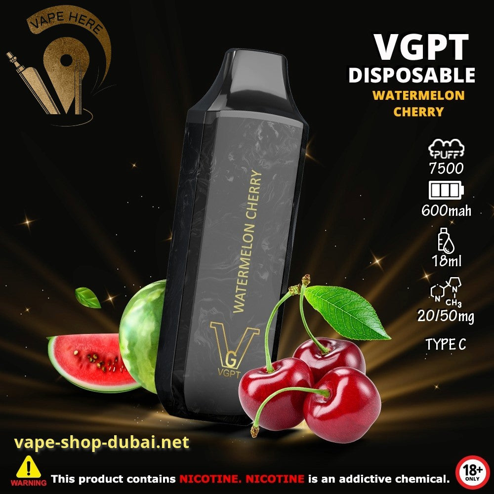 VGPT DISPOSABLE VAPE (20mg&50mg) 7500 PUFFS - Vape Here Store