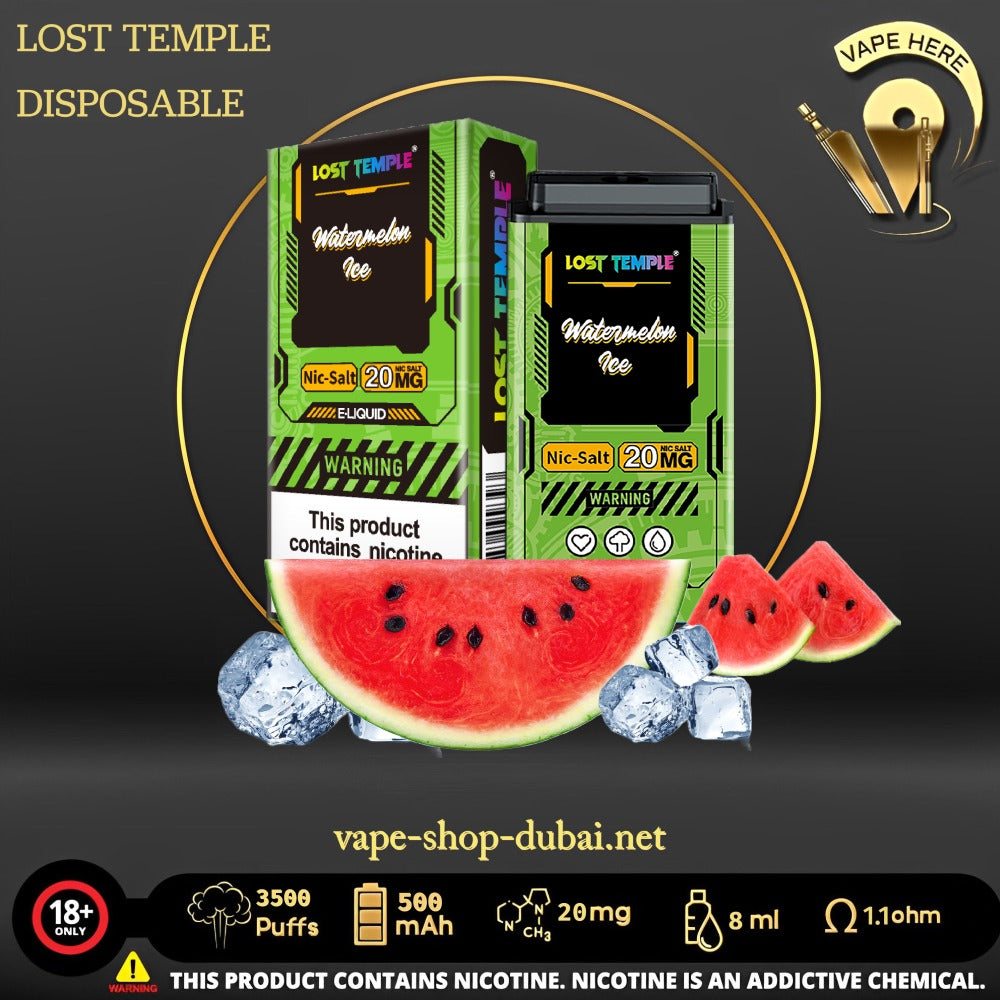 LOST TEMPLE 3500 PUFFS DISPOSABLE VAPE - Vape Here Store