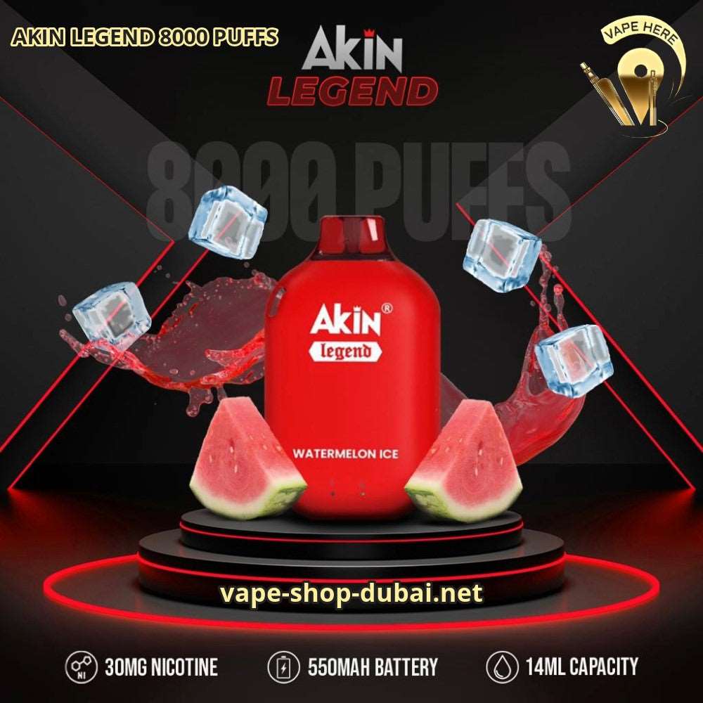 AKIN LEGEND 8000 PUFFS DISPOSABLE VAPE 3% Nicotine