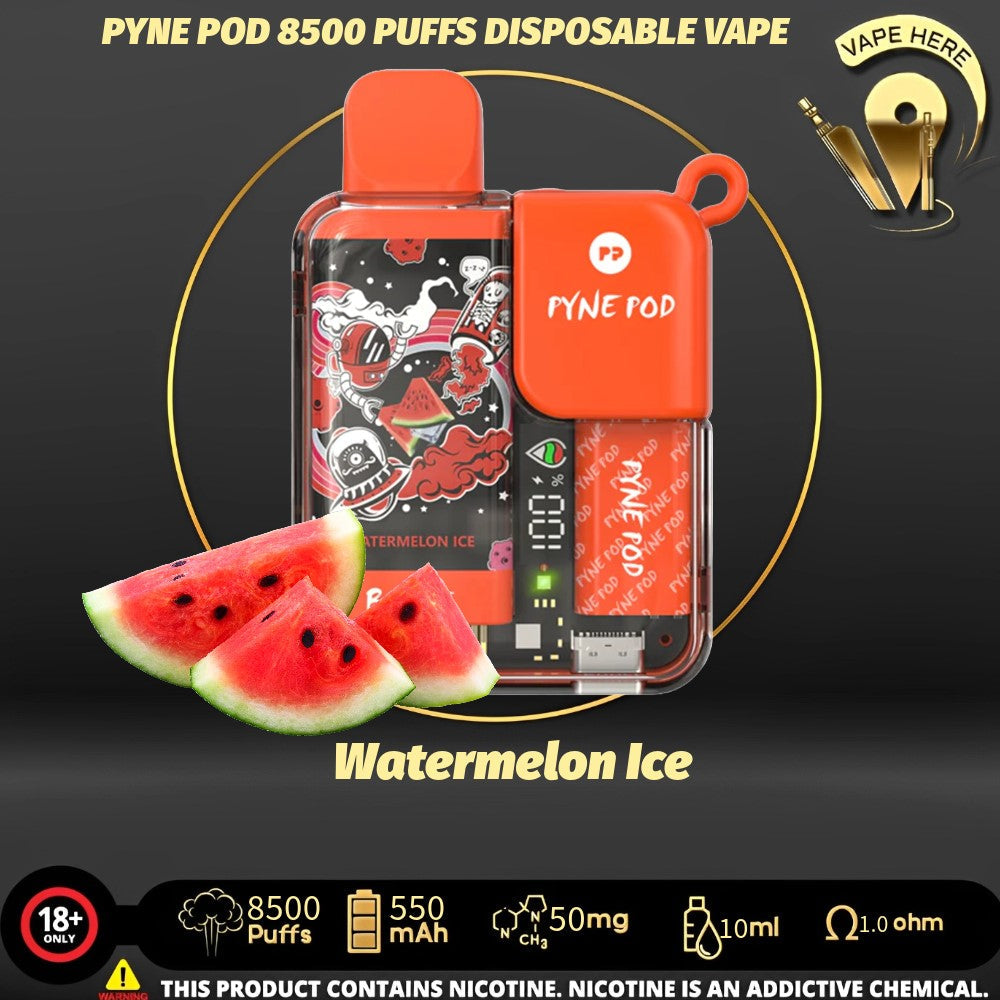 PYNE POD 8500 PUFFS DISPOSABLE VAPE - Vape Here Store