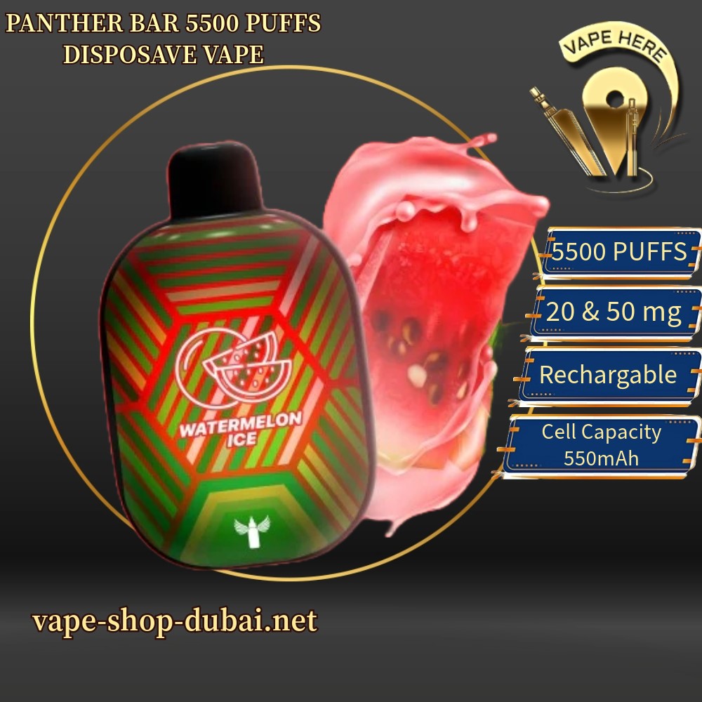 PANTHER BAR 5500 PUFFS DISPOSABLE VAPE BY DR.VAPE - Vape Here Store