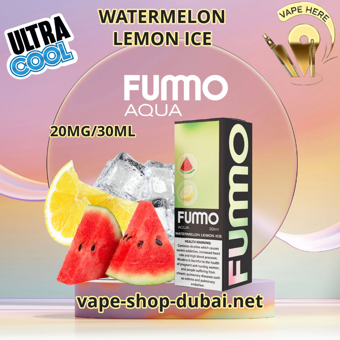 FUMMO AQUA SALTNIC 20MG Watermelon Lime Ice Fujairah