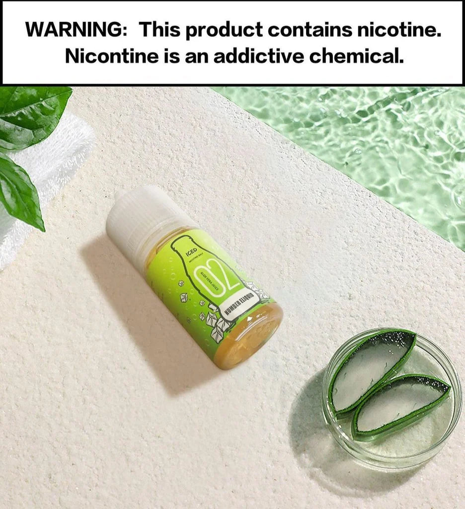 Numbers - Number 02 Iced Aloe Vera Juice SALT NIC 30 ml - Vape Here Store
