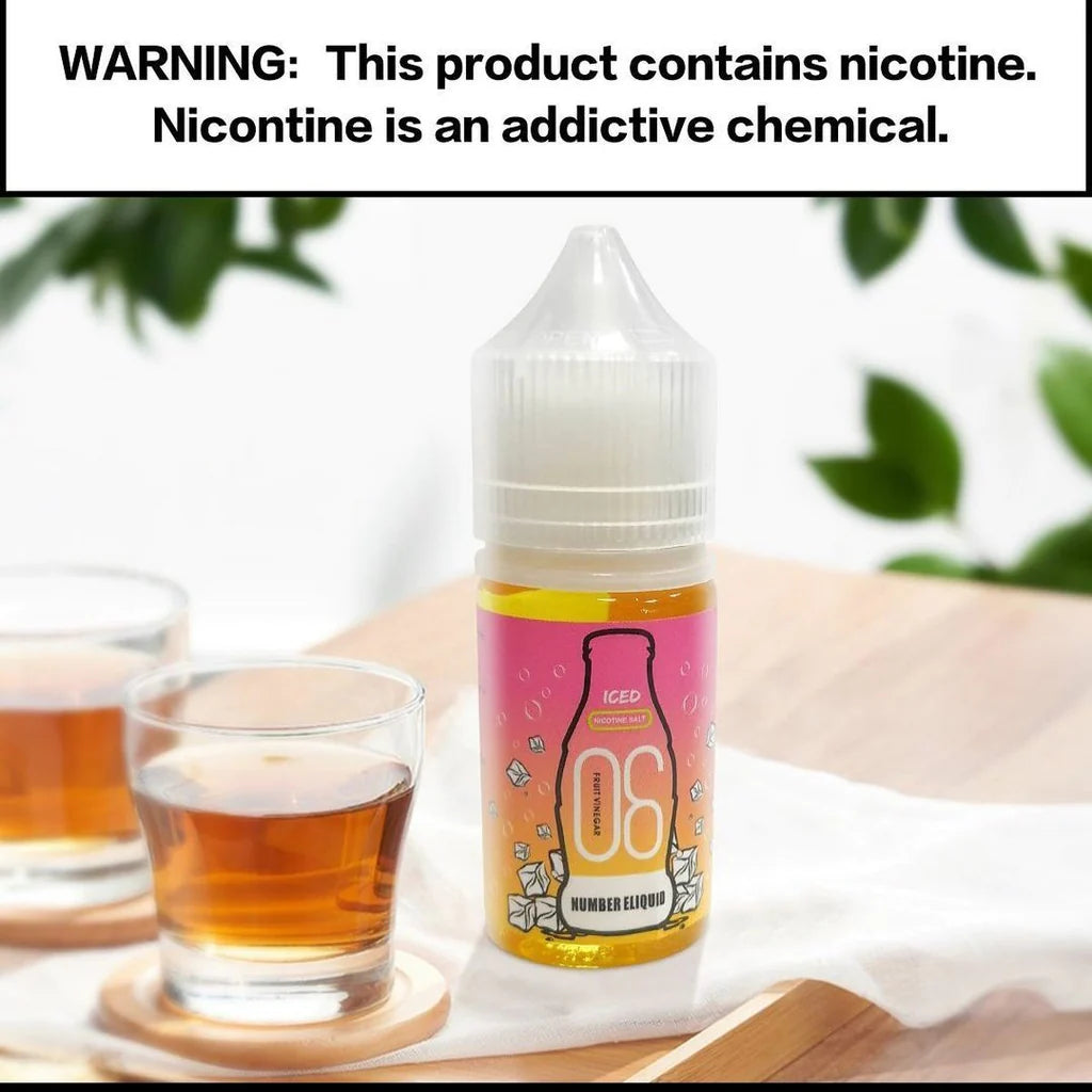 Numbers - Number 06 Iced Fruit Vinegar SALT NIC 30 ml - Vape Here Store