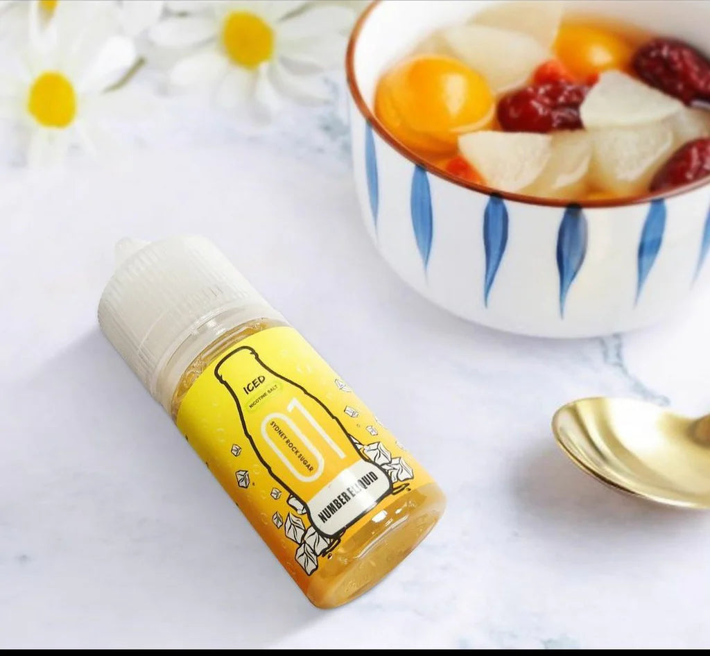 Numbers - Number 01 Iced Sydney Rock Sugar SALT NIC 30 ml - Vape Here Store
