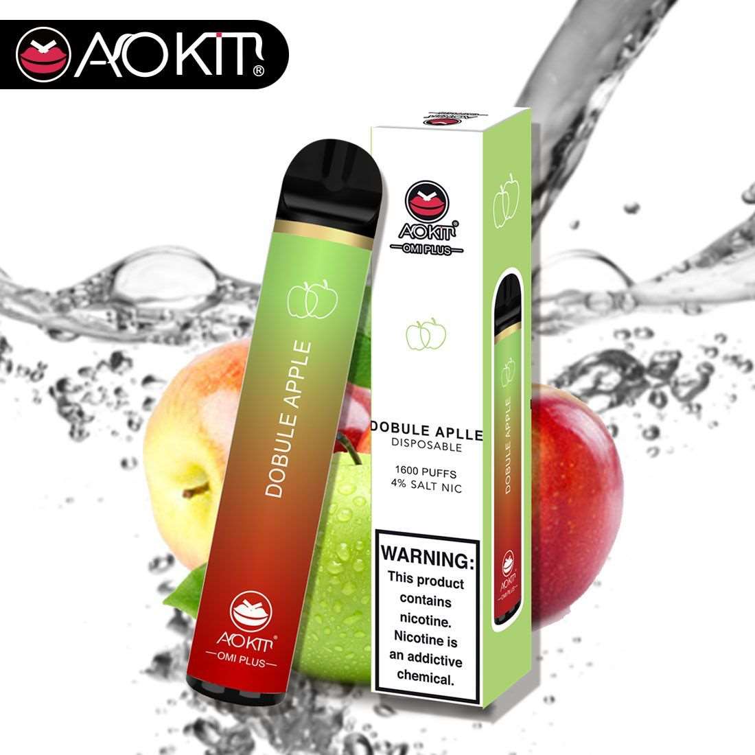 AOKIT - OMI Plus 1600 Puff Disposable Vape Abudhabi Dubai KSA