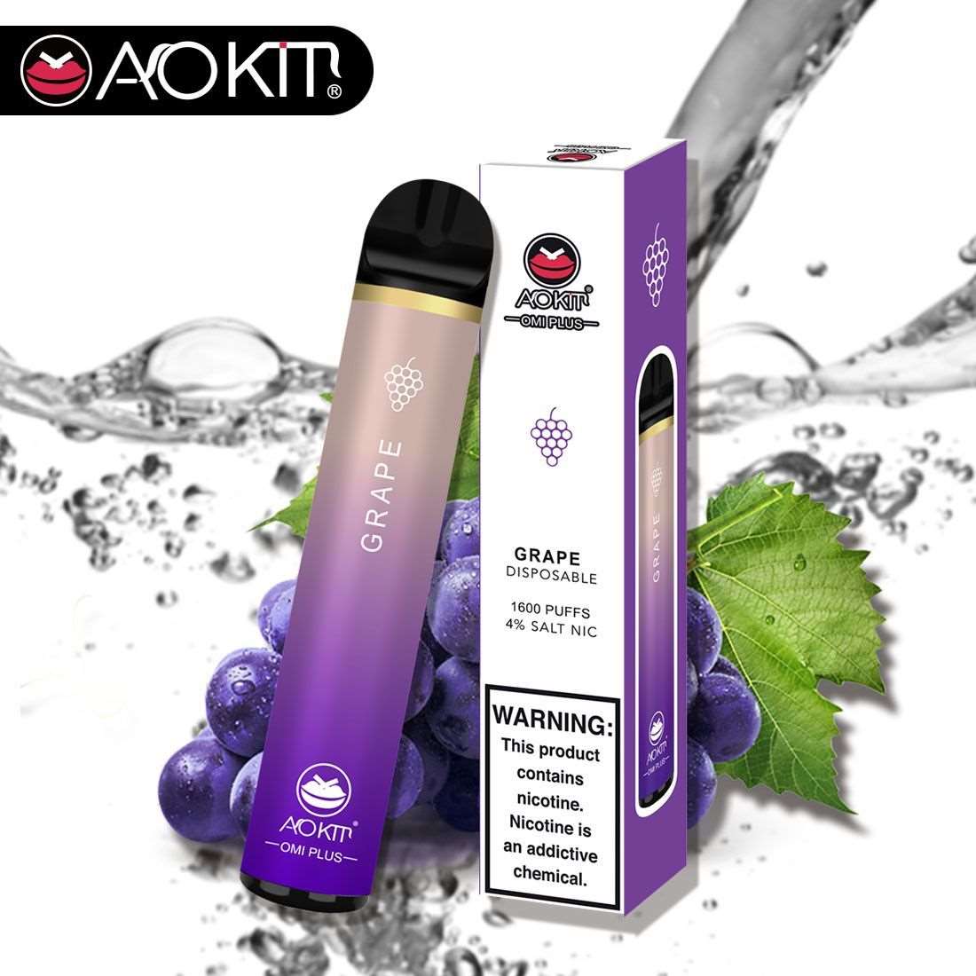 AOKIT - OMI Plus 1600 Puff Disposable Vape Abudhabi Dubai KSA