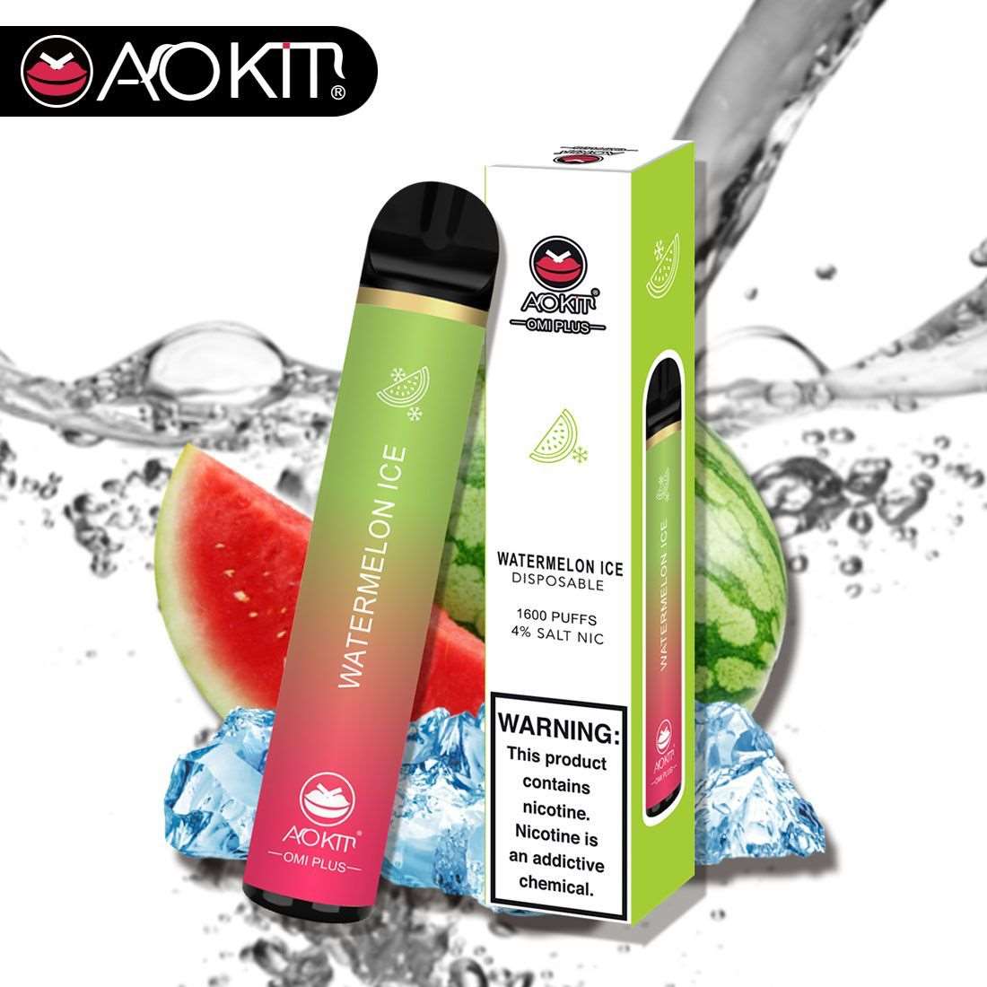 AOKIT - OMI Plus 1600 Puff Disposable Vape Abudhabi Dubai KSA