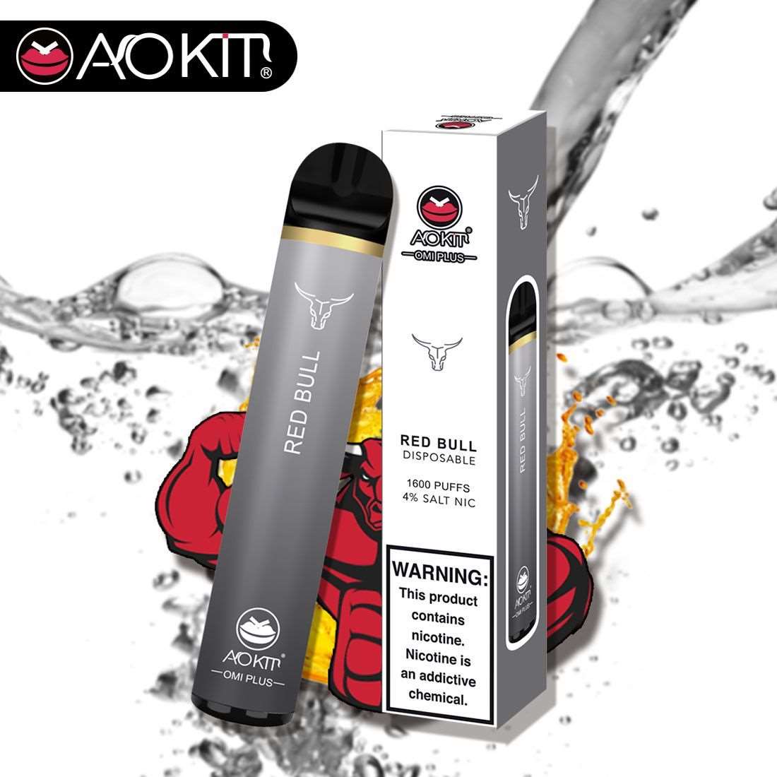 AOKIT - OMI Plus 1600 Puff Disposable Vape Abudhabi Dubai KSA