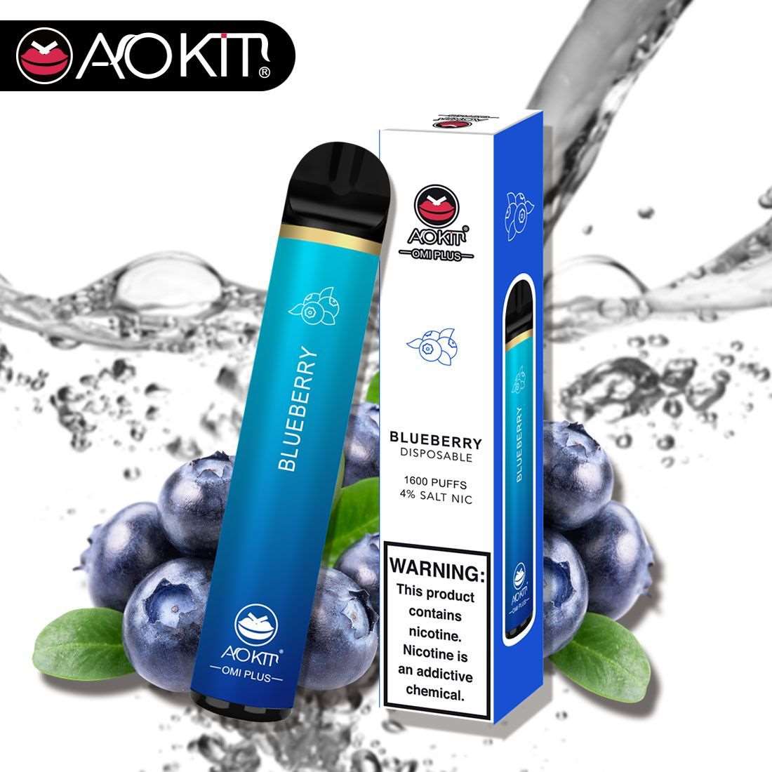 AOKIT - OMI Plus 1600 Puff Disposable Vape Abudhabi Dubai KSA