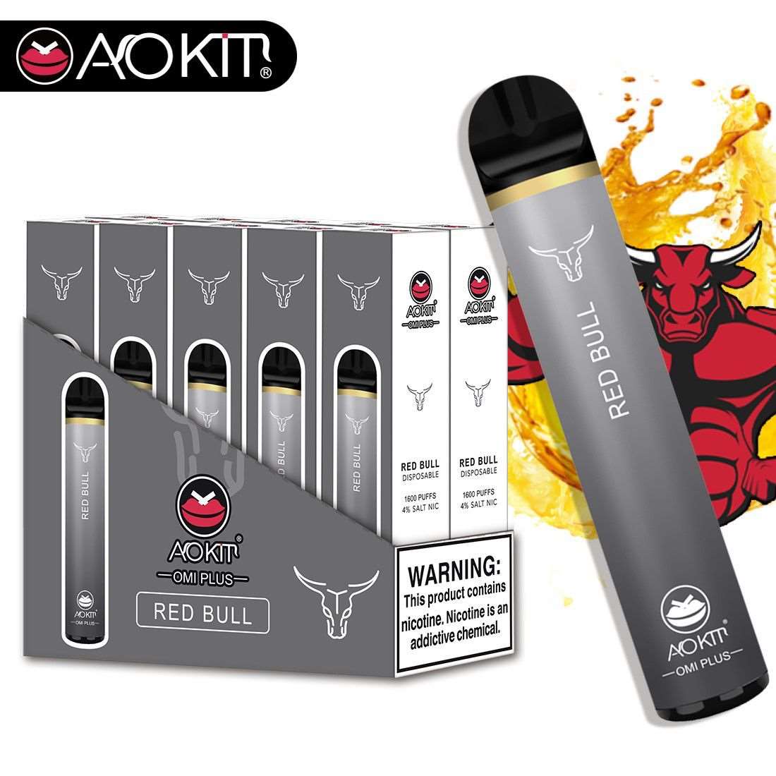 AOKIT - OMI Plus 1600 Puff Disposable Vape Abudhabi Dubai KSA